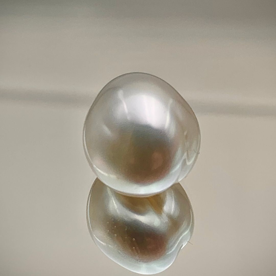 Natural Keshi Pearl – 14.05 Carats | Freeform Baroque | SKU: LSOOBH1KP0ASG0008 | Astrogems India