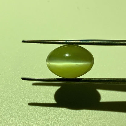 Natural Cat’s Eye Gemstone – 11.19 Carat | Premium Lehsunia for Ketu | Certified Astrological Stone