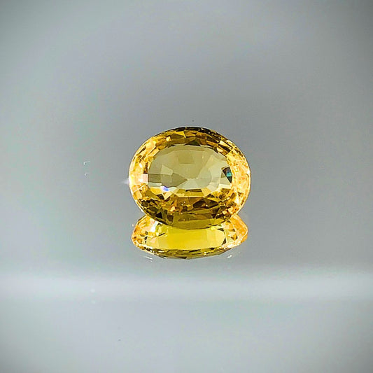 Natural Yellow Sapphire – 3.02 Carat (Certified) | Astrogems India