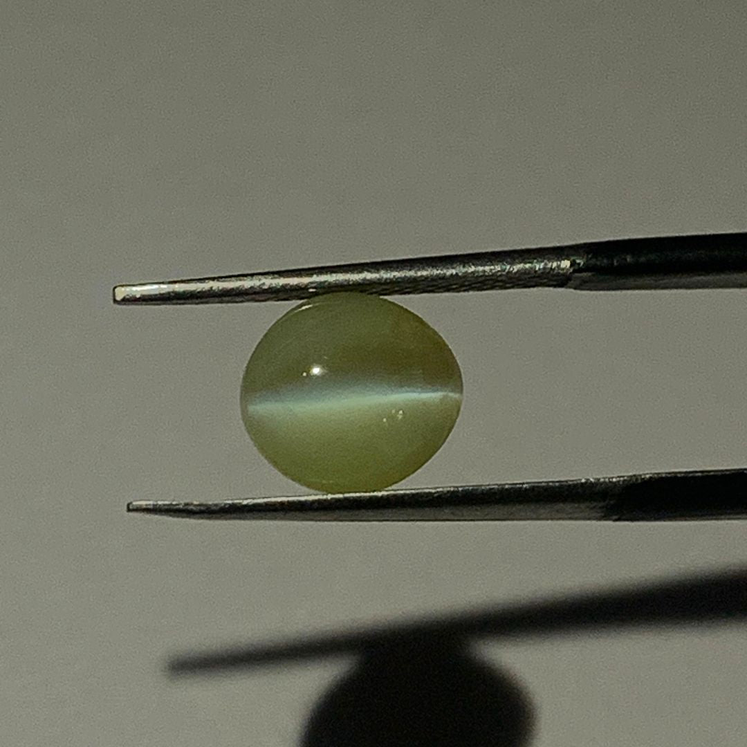 Natural Cat's Eye Chrysoberyl – 2.01 Carat (Certified, Untreated) | Astrogems India