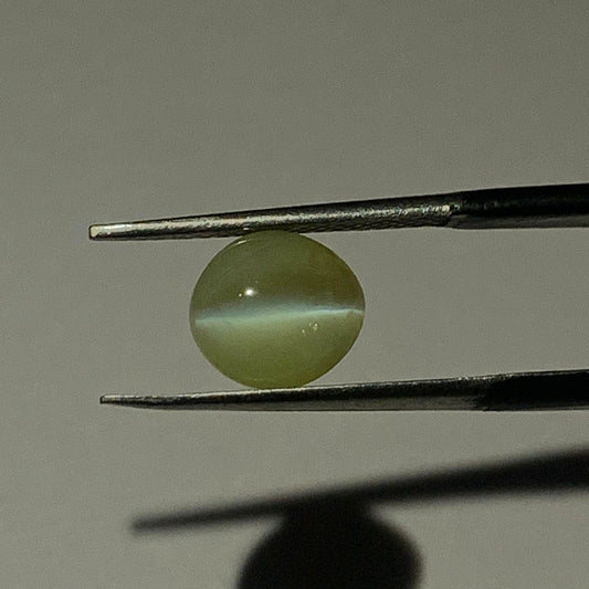 Natural Cat's Eye Chrysoberyl – 2.01 Carat (Certified, Untreated) | Astrogems India