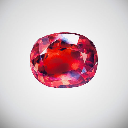 Hessonite Natural Gemstone – 8.72 Carats | Premium Quality by Astrogems India