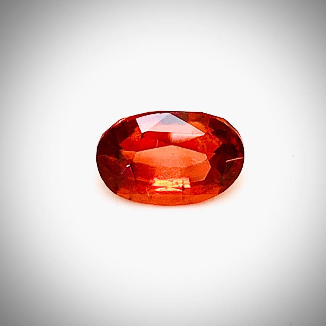 Natural Hessonite Gemstone – 6.63 Carats | Certified Loose Stone by Astrogems India