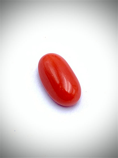 Natural Coral – 6.88 Carats | Oval Cabochon | SKU: LSOOF2CL0ASG0004 | Astrogems India